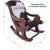 Hair-On Cowhide Wooden Handcrafted Rocking Chair