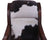 Hair-On Cowhide Wooden Handcrafted Rocking Chair