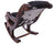 Hair-On Cowhide Wooden Handcrafted Rocking Chair