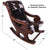 Hair-On Cowhide Wooden Handcrafted Rocking Chair