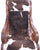 Hair-On Cowhide Wooden Handcrafted Rocking Chair