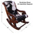 Hair-On Cowhide Wooden Handcrafted Rocking Chair