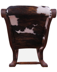 Thumbnail for Hair-On Cowhide Wooden Handcrafted Rocking Chair