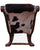 Hair-On Cowhide Wooden Handcrafted Rocking Chair