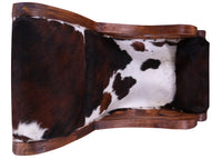Thumbnail for Hair-On Cowhide Wooden Handcrafted Rocking Chair