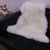 100% Natural New Zealand Sheepskin Ivory 2' 0" x 3' 0"
