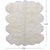 Sheepskin white with size