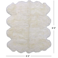 Thumbnail for Sheepskin white with size