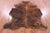 Brindle Brown Natural Cowhide Rug - Large 7'4"H x 5'11"W