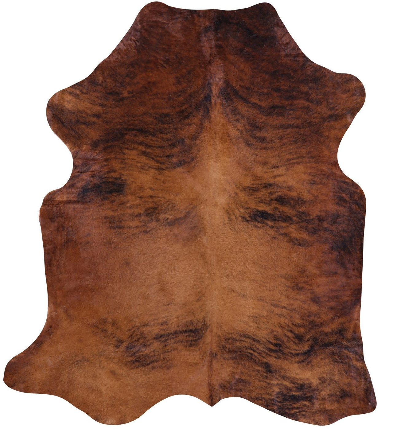 Brindle Natural Cowhide Rug - Large 7'3"H x 6'8"W