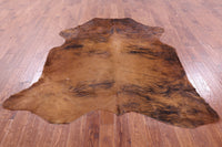 Thumbnail for Brindle Natural Cowhide Rug - Large 7'3