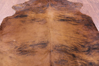 Thumbnail for Brindle Natural Cowhide Rug - Large 7'3