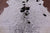 Black & White Natural Cowhide Rug - XLarge 7'0"H x 6'6"W