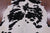 Black & White Natural Cowhide Rug - XLarge 7'3"H x 6'4"W