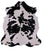 Black & White Natural Cowhide Rug - XLarge 7'3"H x 6'4"W