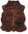 Brindle Brown Natural Cowhide Rug - Large 7'0"H x 5'10"W