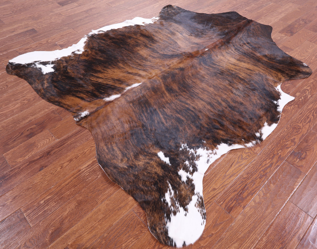 Brindle Natural Cowhide Rug - XLarge 7'3"H x 6'7"W