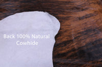 Thumbnail for Brindle Natural Cowhide Rug - Large 7'3