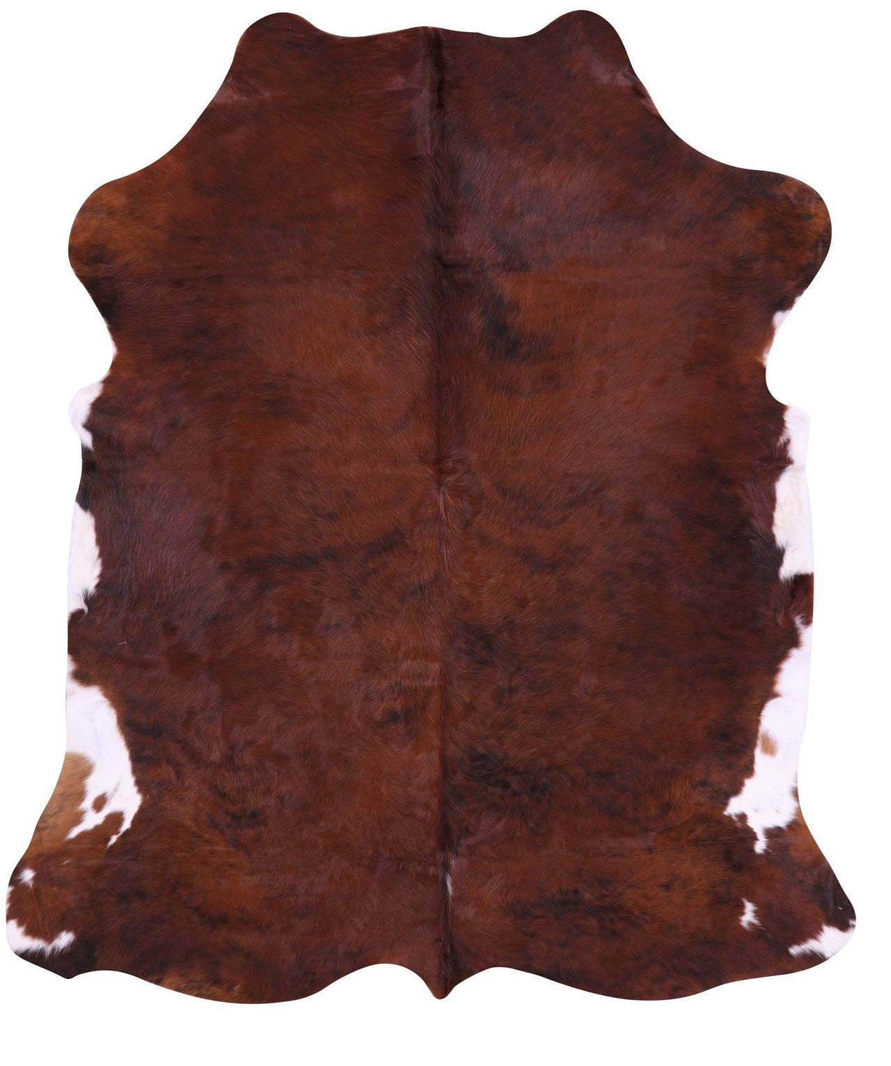 Brown Natural Cowhide Rug - Large 6'7"H x 5'9"W