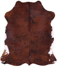 Thumbnail for Brown Natural Cowhide Rug - Large 6'7