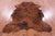 Brindle Brown Natural Cowhide Rug - Large 6'9"H x 5'11"W