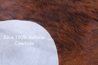 Thumbnail for Brindle Brown Natural Cowhide Rug - Large 6'9