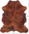 Brindle Brown Natural Cowhide Rug - Large 6'9"H x 5'11"W