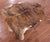 Brindle Brown Natural Cowhide Rug - Large 6'5"H x 6'1"W
