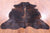 Brindle Brown Natural Cowhide Rug - Large 6'11"H x 5'11"W