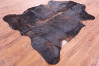 Thumbnail for Brindle Brown Natural Cowhide Rug - Large 6'11