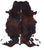 Tricolor Natural Cowhide Rug - X-Large 7'6"H x 6'6"W