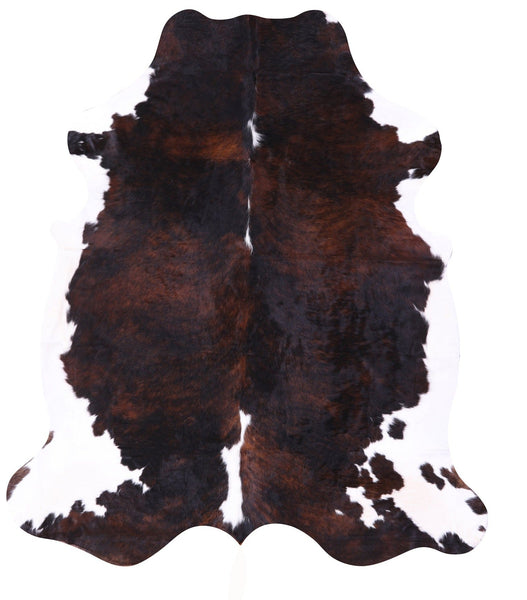 Tricolor Natural Cowhide Rug - X-Large 7'6"H x 6'6"W