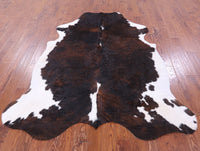 Thumbnail for Tricolor Natural Cowhide Rug - XLarge 7'6