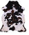 Tricolor Natural Cowhide Rug - XLarge 7'4"H x 6'2"W