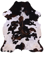 Thumbnail for Tricolor Natural Cowhide Rug - Large 7'4