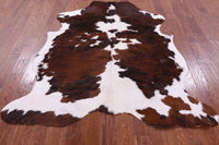 Thumbnail for Brown & White Natural Cowhide Rug - Large 6'11