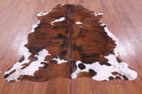 Thumbnail for Brown & White Natural Cowhide Rug - Large 6'6