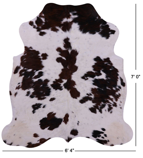 Tricolor Natural Cowhide Rug - X-Large 7'0