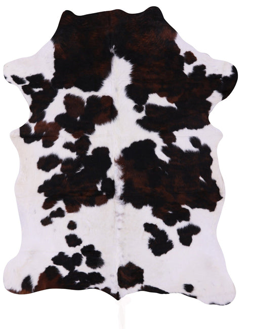 Tricolor Natural Cowhide Rug - Large 6'9