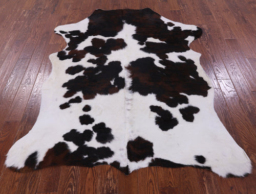 Tricolor Natural Cowhide Rug - Large 6'9