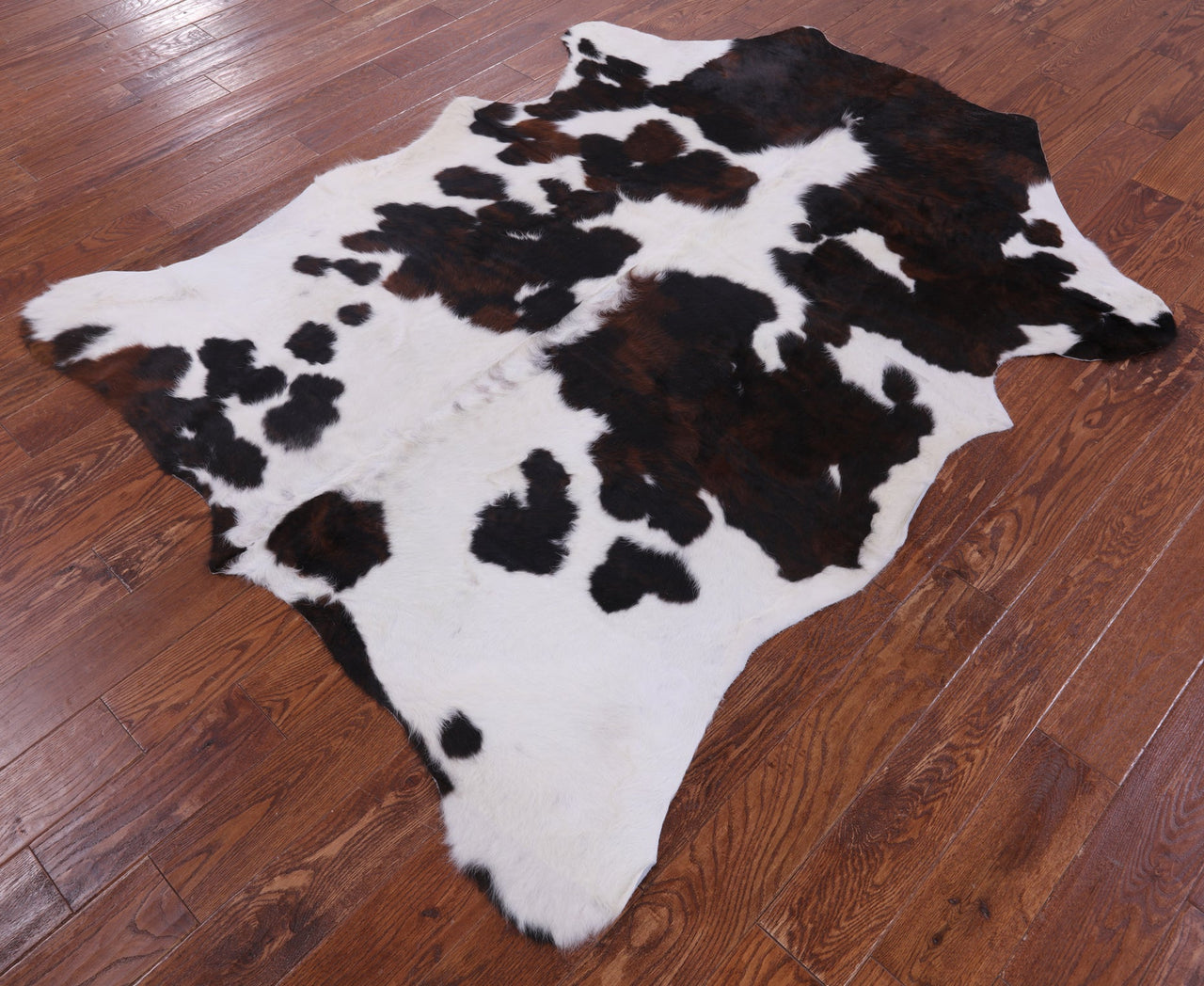 Tricolor Natural Cowhide Rug - Large 6'9"H x 5'6"W