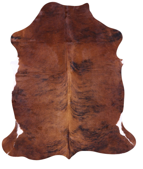 Brindle Brown Natural Cowhide Rug - Large 6'9