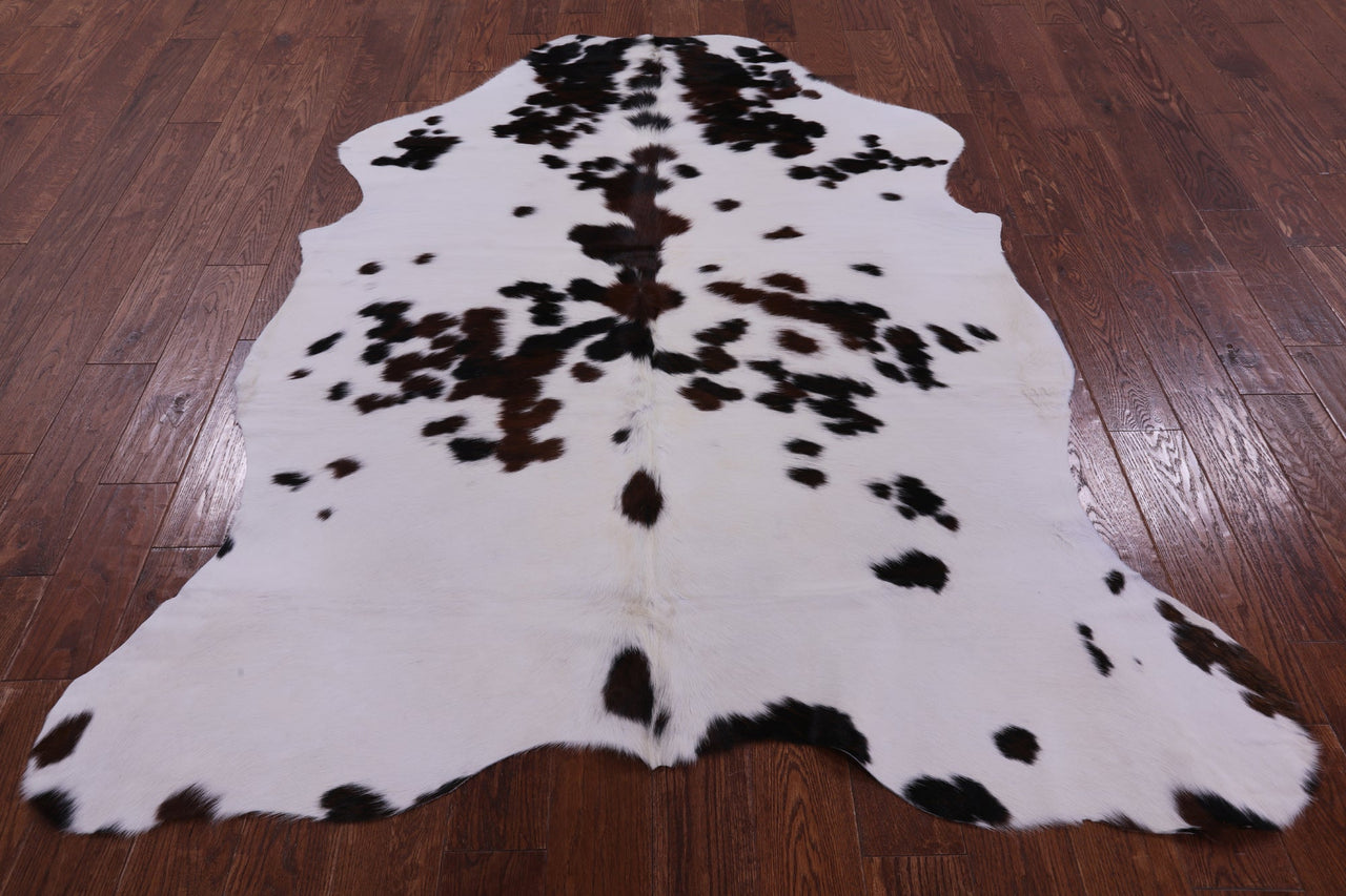 Tricolor Natural Cowhide Rug - Large 6'11"H x 5'6"W