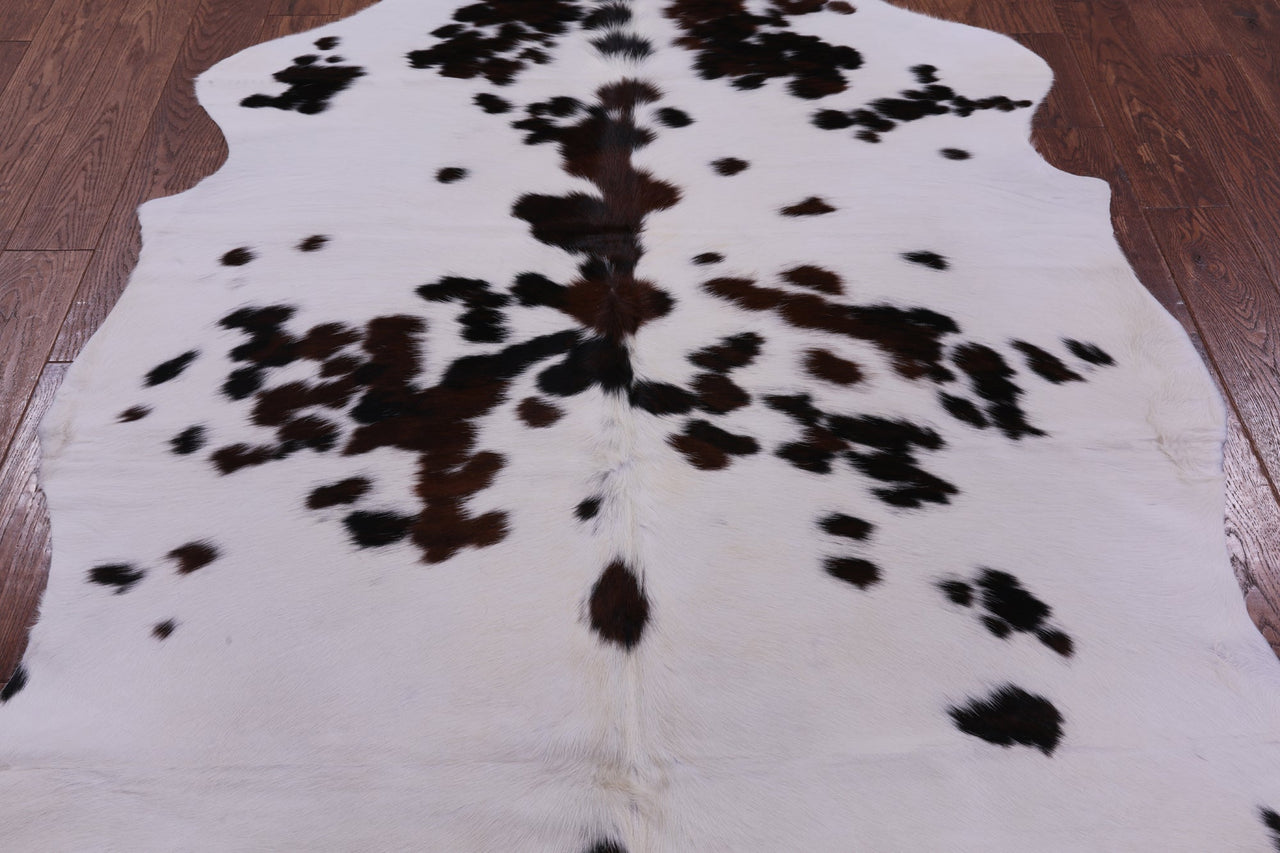 Tricolor Natural Cowhide Rug - Large 6'11"H x 5'6"W