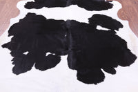 Thumbnail for Black & White Natural Cowhide Rug - Large 7'3