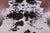 Tricolor Natural Cowhide Rug - Large 7'1"H x 6'2"W