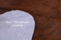 Thumbnail for Brindle Brown Natural Cowhide Rug - Large 7'0