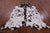 Salt & Pepper Natural Cowhide Rug - Large 7'4"H x 6'10"W