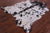 Salt & Pepper Natural Cowhide Rug - Large 7'4"H x 6'10"W