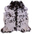 Salt & Pepper Natural Cowhide Rug - Large 7'4"H x 6'10"W